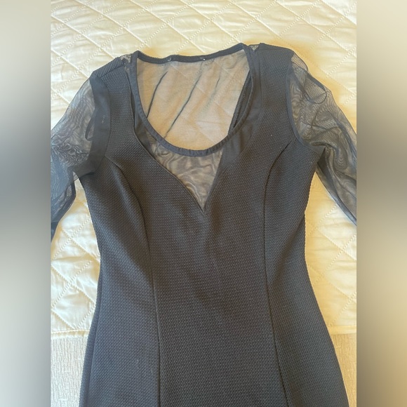 Black mesh dress - Picture 2 of 2